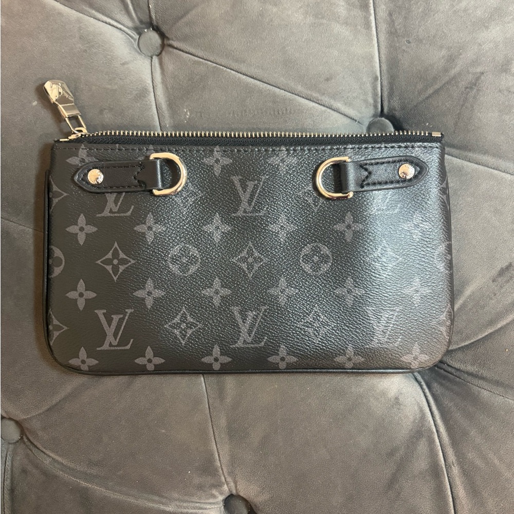 Louis Vuitton Black Monogram Wristlet - Picture 2 of 3
